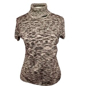 𝅺Colette Mordo Silk Blend Turtleneck Blouse